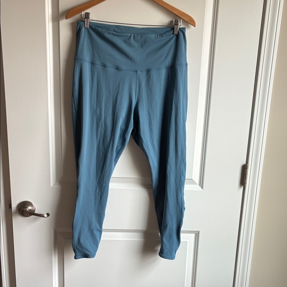 Blue Women's Leggings core 10 cut out legs design
